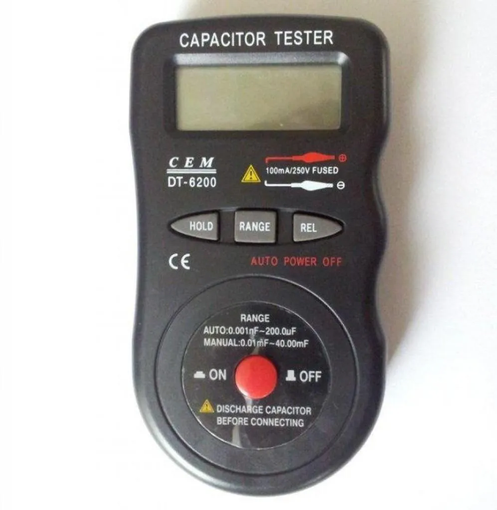 CEM DT-6200 Kapasitemetre