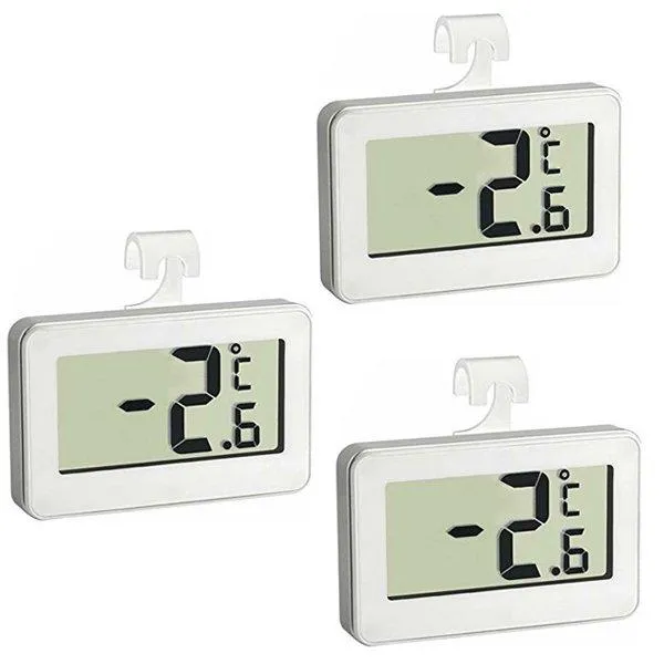 3 ADET TFA 30.2028 Mini Dijital Buzdolabı Termometresi