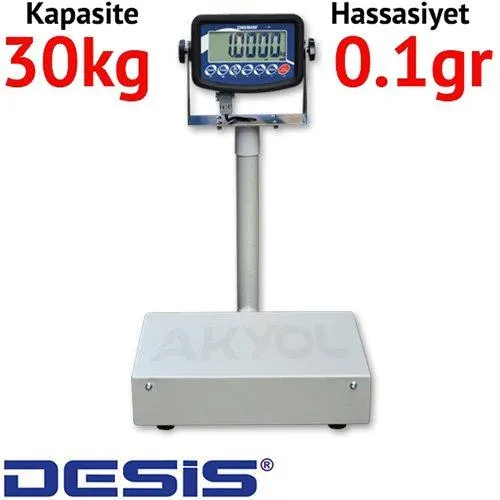 Desis DS Boya Terazisi (Boyunlu Terazi) - Hassasiyet: 0.1 gr. Max: 30 kg.