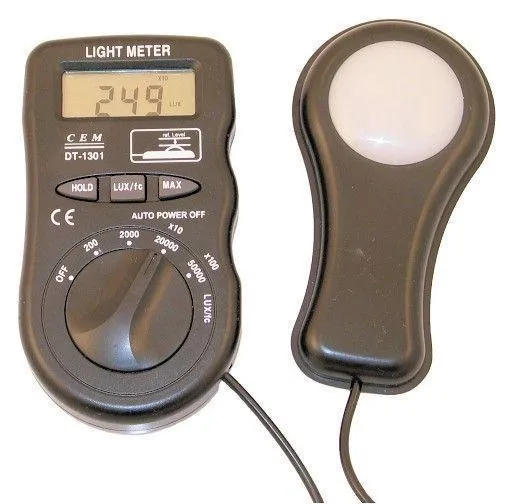 Cem Dt-1301 Lüxmetre Işık Ölçer Kandelada Ölçer