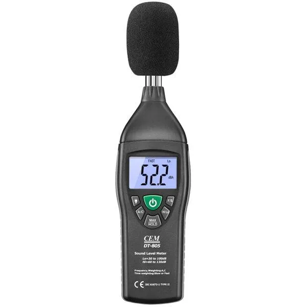 Cem DT805 Dijital Ses ve Gürültü Ölçer