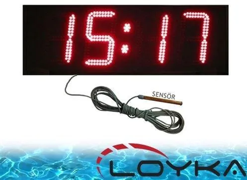 Loyka 25 CM - Büyük Ekranlı Havuz Suyu Sıcaklığı Ölçer