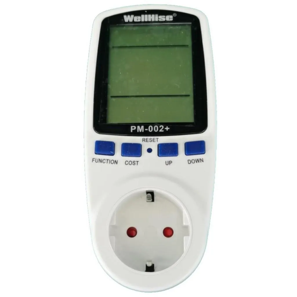 WellHise PM002+ Wattmetre 16A 3680W