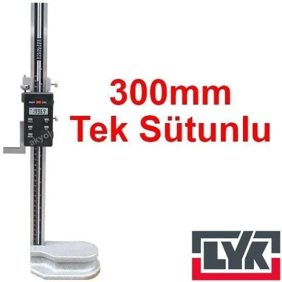 LYK 30-129 Tek Sütunlu Dijital Mihengir 300 mm
