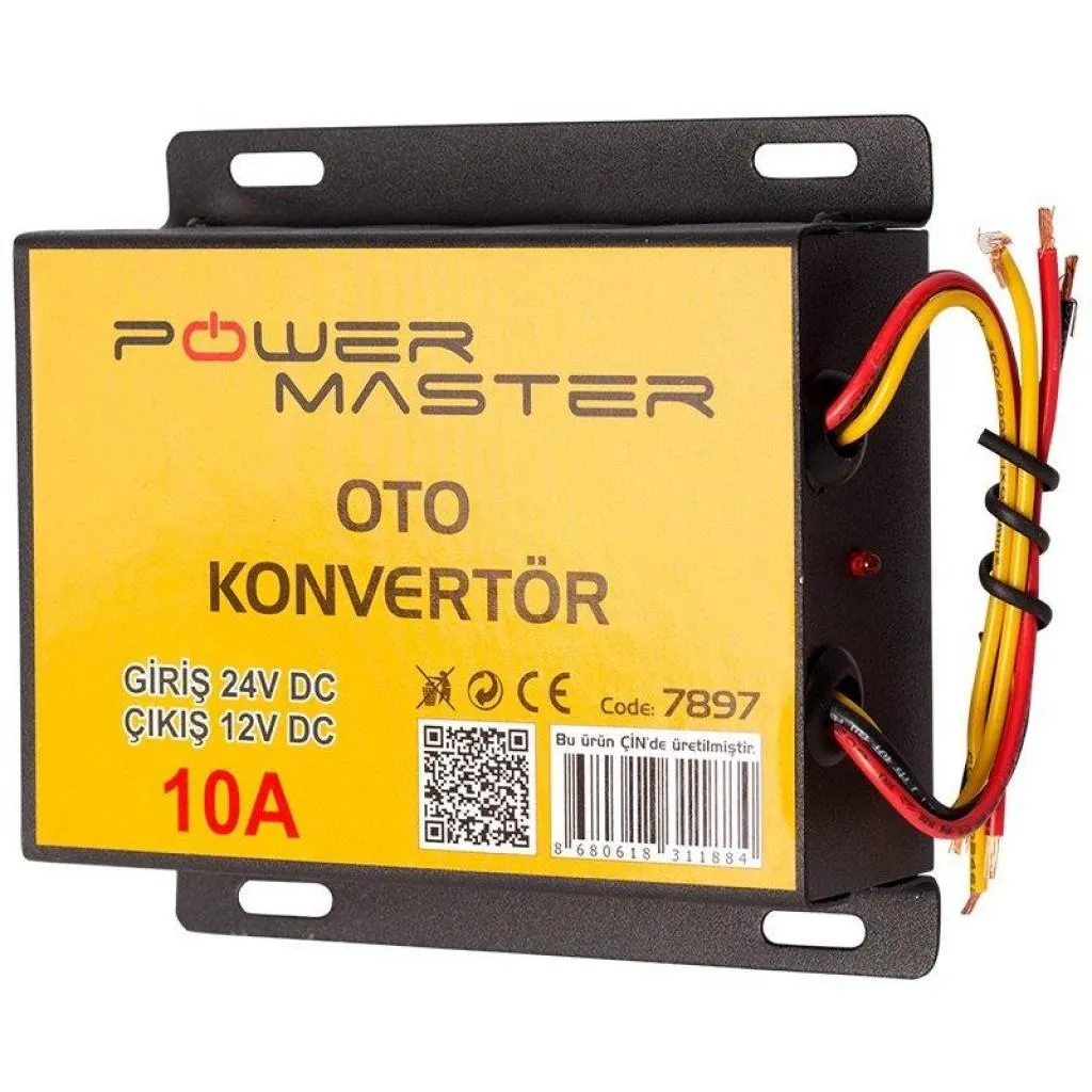 Powermaster 24-12 Volt 10 Amper Oto Konvertör PM-7897