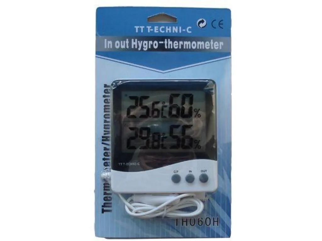 Tt Technic Th060H Termometre İç Dış Sıcaklık Nem Hava Durumu Ölçer