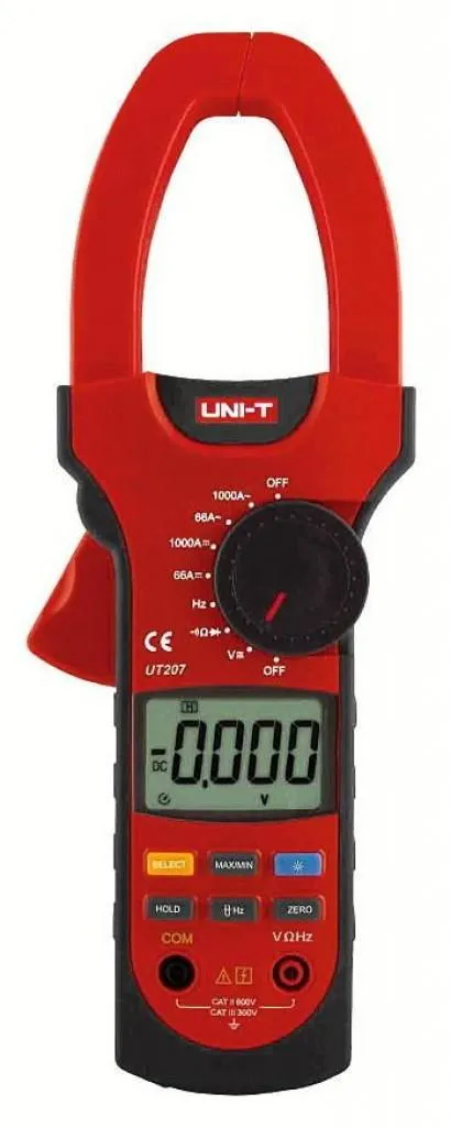 UNI-T UT 207 Pens Ampermetre 1000A DC/AC