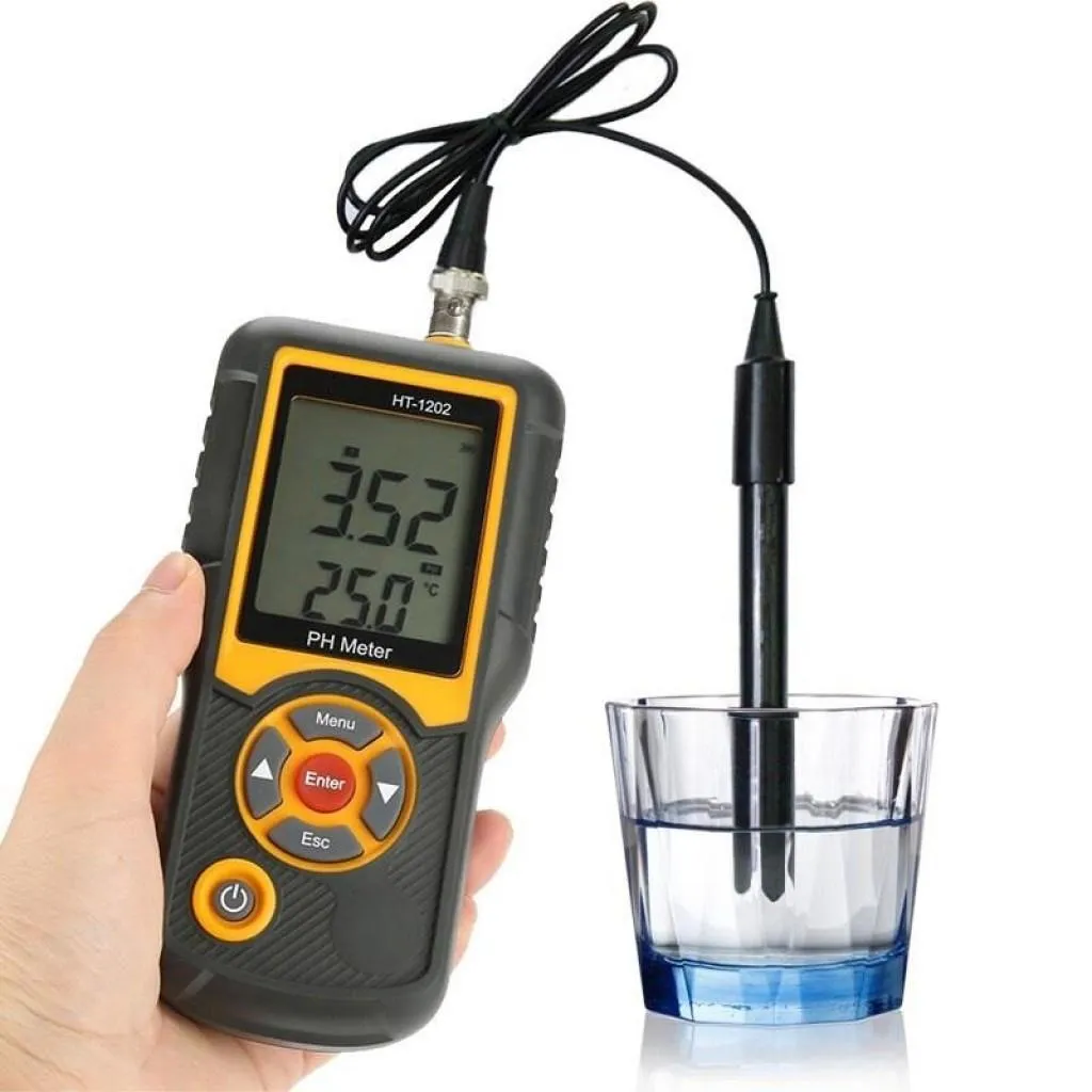 WellHise HT-1202 Dijital pH Ölçer Su Kalitesi Ölçer Yüksek Doğruluklu